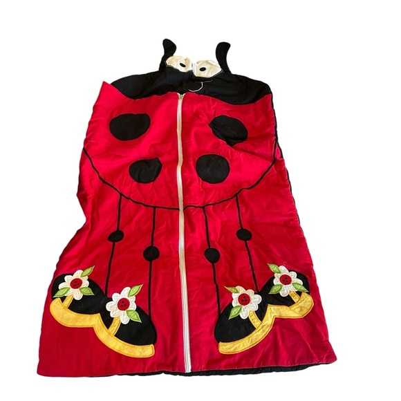 Vintage Kids Ladybug Sleeping Bag - Picture 1 of 5